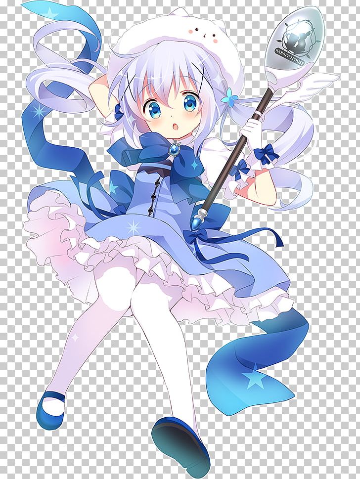 Is The Order A Rabbit? Magical Girl Anime Shōjo Manga PNG, Clipart, Anime, Anime News Network, Art, Blue, Cartoon Free PNG Download