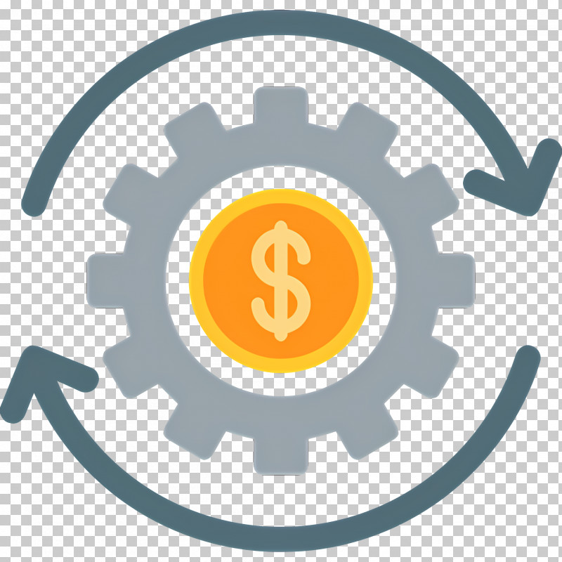 Investment Flow - Financial Gear Icon With Dollar Symbol PNG, Clipart ...