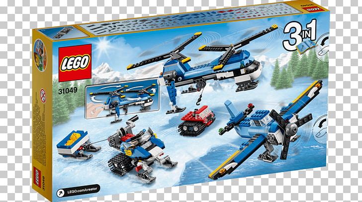 LEGO 31049 Creator Twin Spin Helicopter Lego Creator Amazon.com PNG, Clipart, Amazoncom, Construction Set, Helicopter, Helicopter Rotor, Lego Free PNG Download