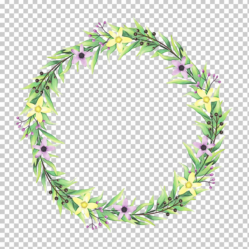 Twig Wreath Png, Clipart, Paint, Twig, Watercolor, Wet Ink, Wreath Free Png Download