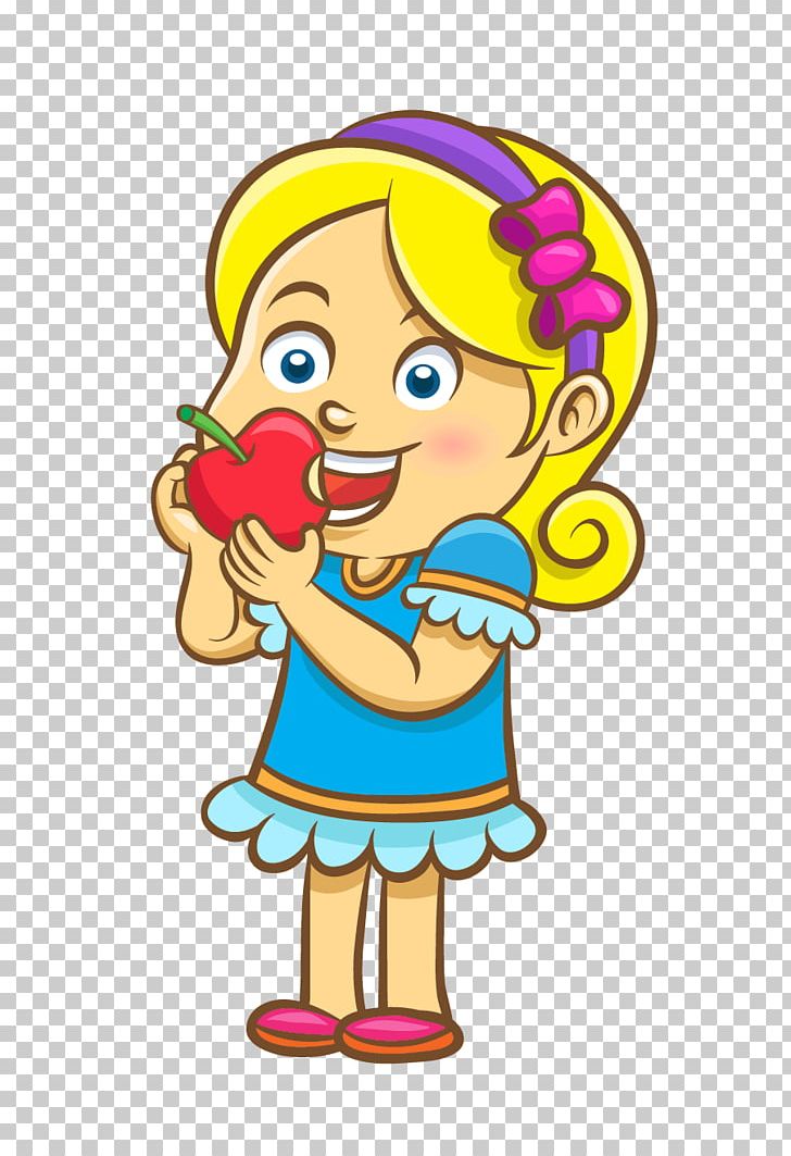 Apple Girl Cartoon PNG, Clipart, Apple Fruit, Apple Vector, Area, Art, Baby Girl Free PNG Download