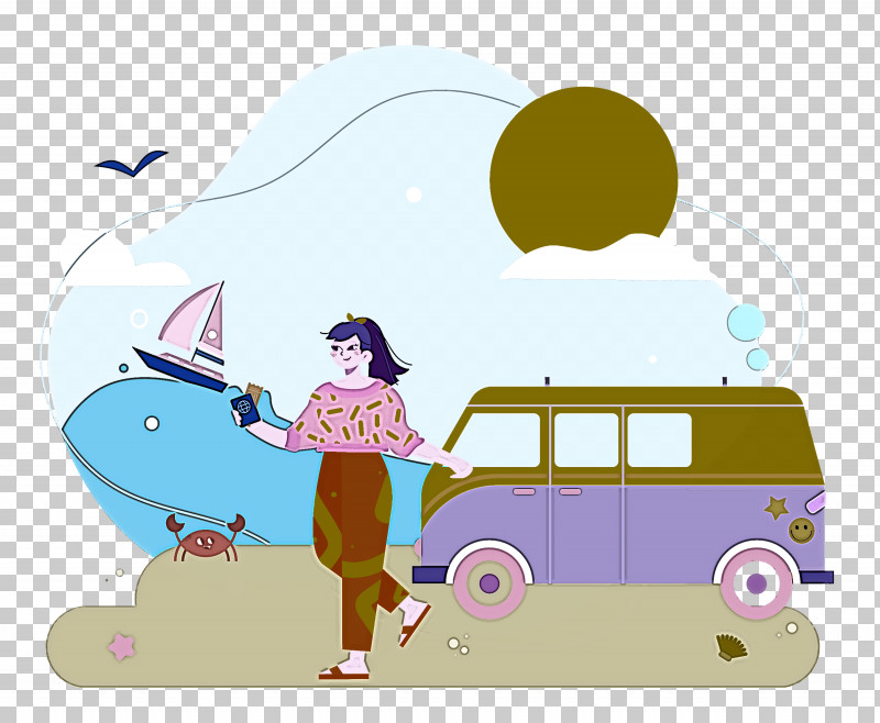 Seashore Day Vacation Travel PNG, Clipart, Biology, Cartoon, Science, Travel, Vacation Free PNG Download
