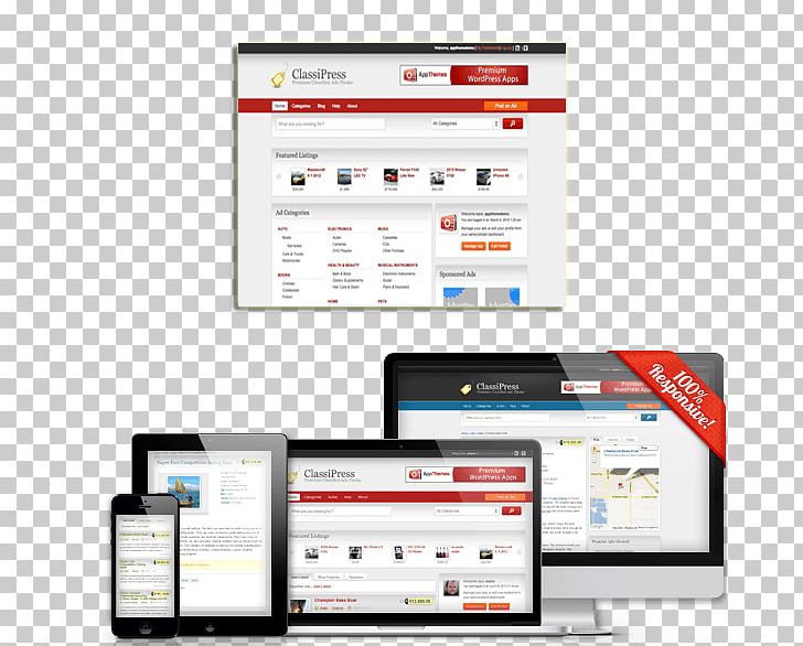Web Page WordPress Responsive Web Design Classified Advertising PNG, Clipart, Brand, Classified Advertising, Download, Electronics, Html Free PNG Download