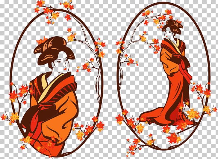 Geisha Stock Illustration Illustration PNG, Clipart, Business Woman, Cartoon Woman, Fall Leaves, Fictional Character, Flower Free PNG Download