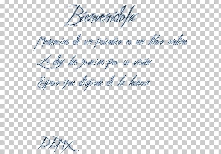 Paper Handwriting Line Angle Font PNG, Clipart, Angle, Area, Art, Blue, Calligraphy Free PNG Download