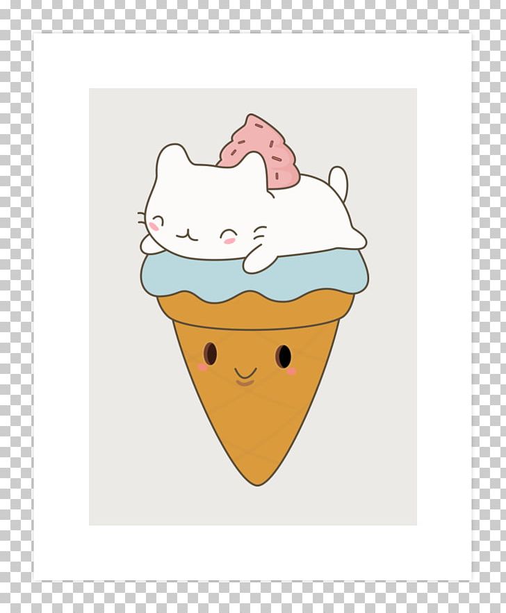 Ice Cream Cones Dessert PNG, Clipart, Cat, Chibi, Cone, Dairy Product, Dessert Free PNG Download