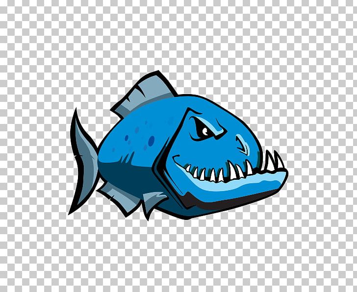 Piranha Freshwater Fish PNG, Clipart, Angry, Automotive Design, Blue, Cartilaginous Fish, Cartoon Free PNG Download