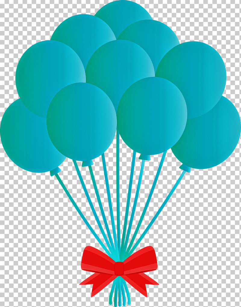 Balloon PNG, Clipart, Balloon, Green, Turquoise Free PNG Download