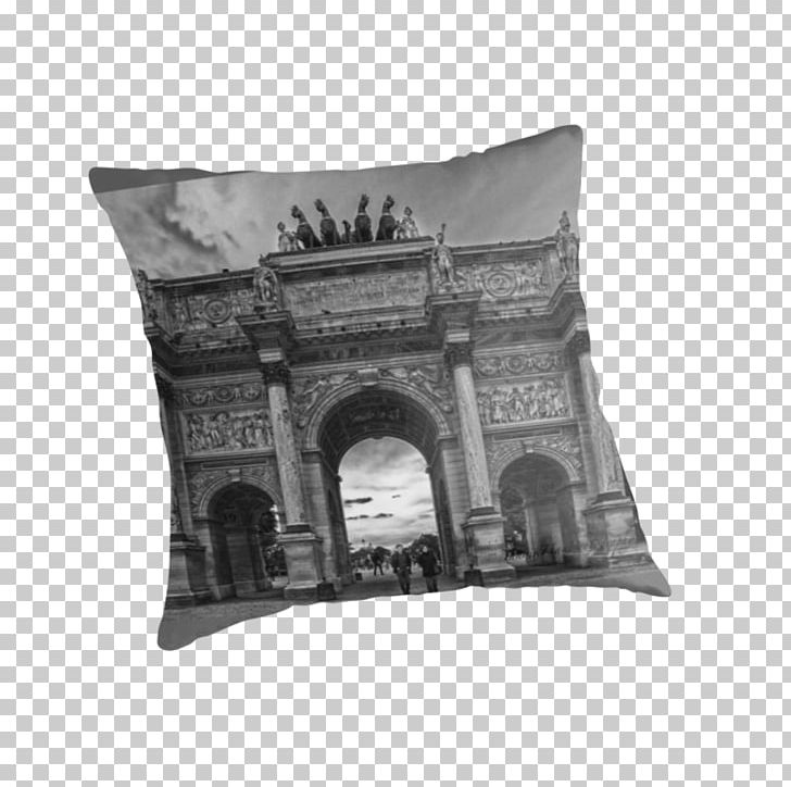 Arc De Triomphe Du Carrousel Throw Pillows Cushion PNG, Clipart, Arc De Triomphe Du Carrousel, Black And White, Cushion, Miscellaneous, Others Free PNG Download
