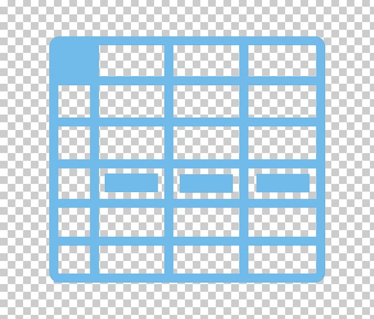 Computer Icons Spreadsheet Microsoft Excel PNG, Clipart, Angle, Area, Blue, Computer Icons, Database Free PNG Download