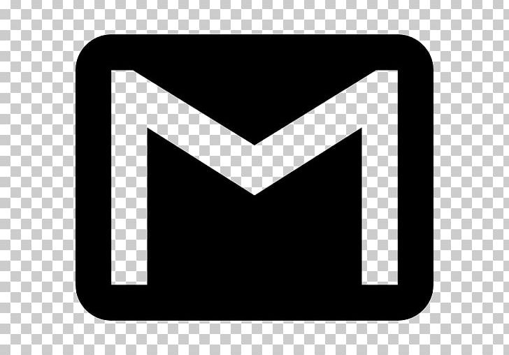 Gmail Computer Icons Logo Email PNG, Clipart, Angle, Black, Black And White, Brand, Computer Icons Free PNG Download