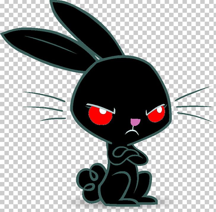 Rabbit Devil Easter Bunny Cat Hare PNG, Clipart, Angel, Animal, Black, Carnivoran, Cartoon Free PNG Download