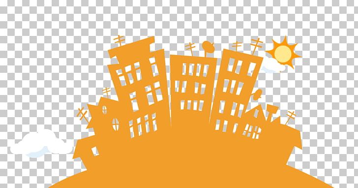 Orange House Silhouette PNG, Clipart, Area, Art, Brand, Building, Cartoon Free PNG Download