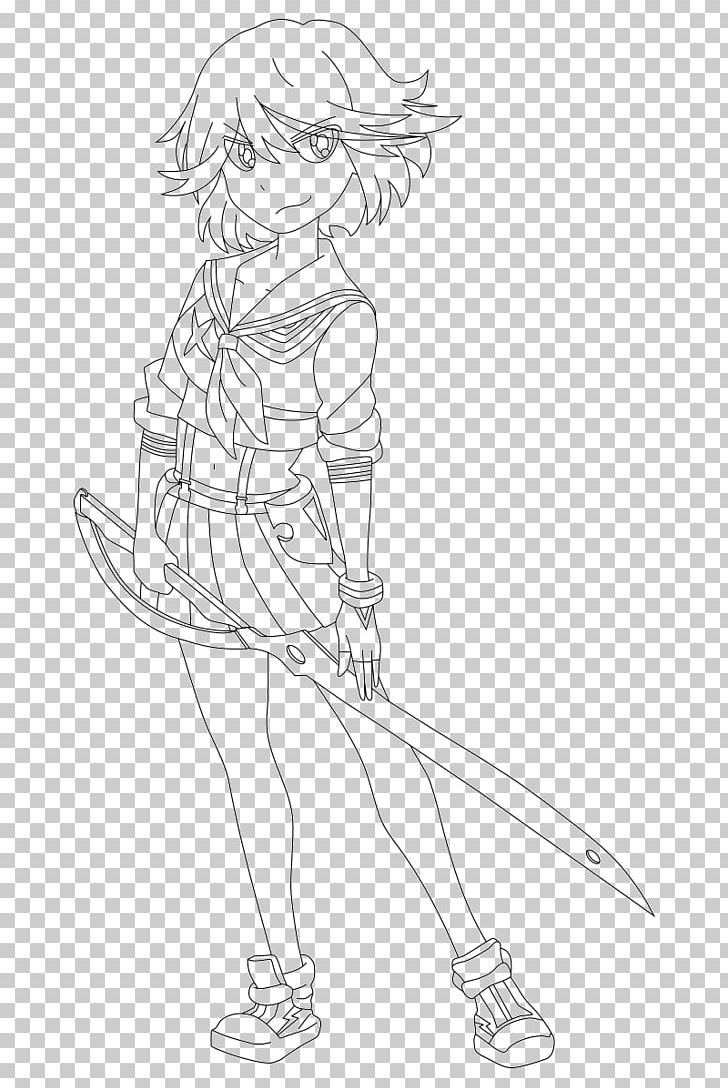 Ryuko Matoi Drawing Sketch Illustrator Pencil PNG, Clipart,  Free PNG Download