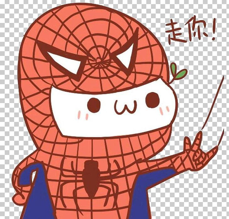 Spider-Man Cartoon Sticker Tencent QQ JSP Model 2 Architecture PNG, Clipart, Art, Business Man, Creative, Creative, Fictional Character Free PNG Download