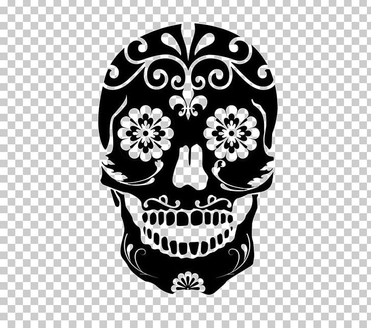 Calavera Stencil Jack-o'-lantern Day Of The Dead Pattern PNG, Clipart, Black, Black And White, Bone, Calavera, Candy Free PNG Download