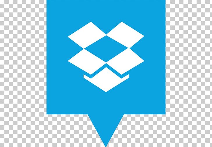 Dropbox Computer Icons Social Media File Sharing PNG, Clipart, Angle, Area, Blue, Brand, Computer Icons Free PNG Download