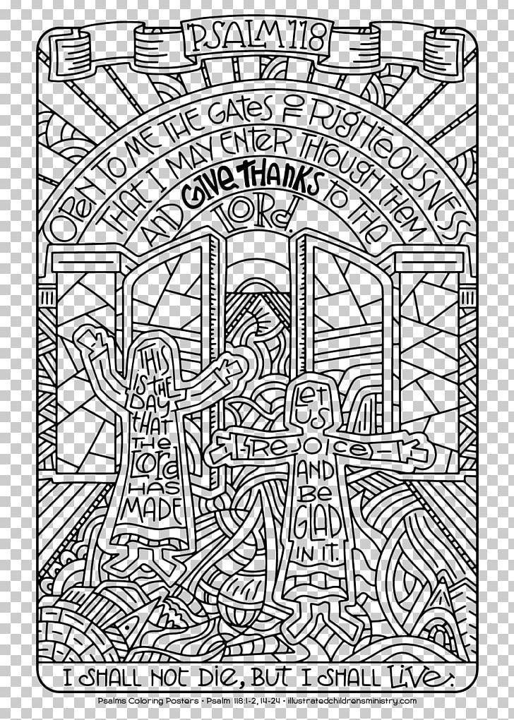 Psalms Bible Coloring Book PNG, Clipart, Area, Art, Bible, Black And White, Child Free PNG Download