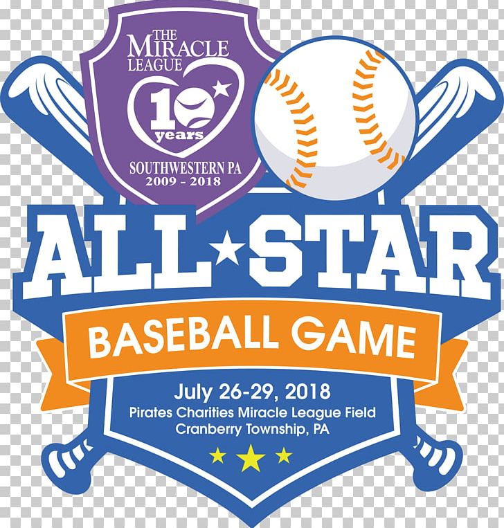 Logo Organization Miracle League Field Major League Baseball All-Star Game PNG, Clipart, Area, Baseball, Brand, Brochure, Cranberry Free PNG Download