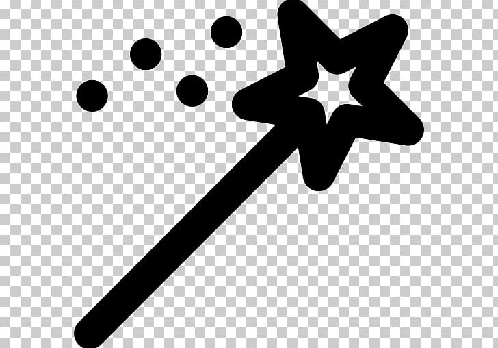 Wand Magic Symbol Computer Icons PNG, Clipart, Black And White, Computer Icons, Encapsulated Postscript, Line, Magic Free PNG Download