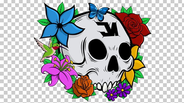 Skull Flower PNG, Clipart, Art, Bone, Clan, Designer, Either Free PNG Download