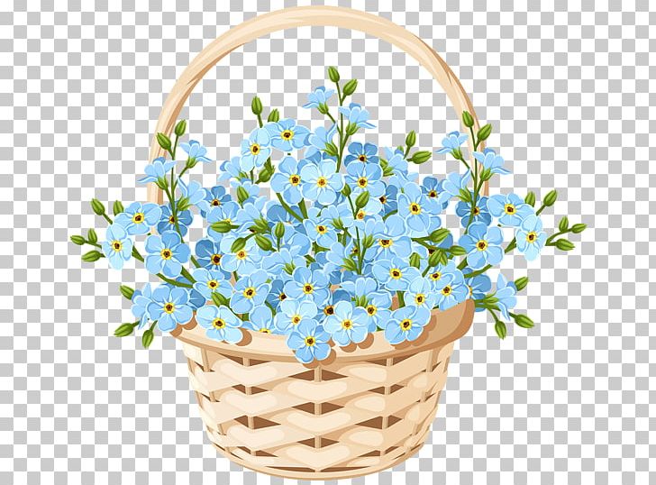 Basket Flower PNG, Clipart, Art, Basket, Blue, Borage Family, Cut Flowers Free PNG Download