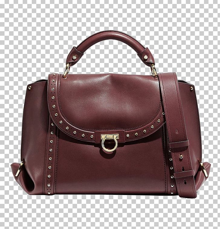 Handbag Leather Fashion Salvatore Ferragamo S.p.A. PNG, Clipart, Bag, Belt, Brown, Clothing Accessories, Court Shoe Free PNG Download