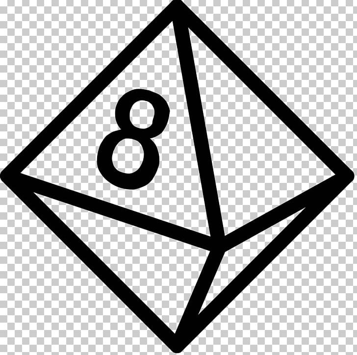 Octahedron Computer Icons Polyhedron Triangle Face PNG, Clipart, Angle, Area, Be In, Black And White, Brand Free PNG Download