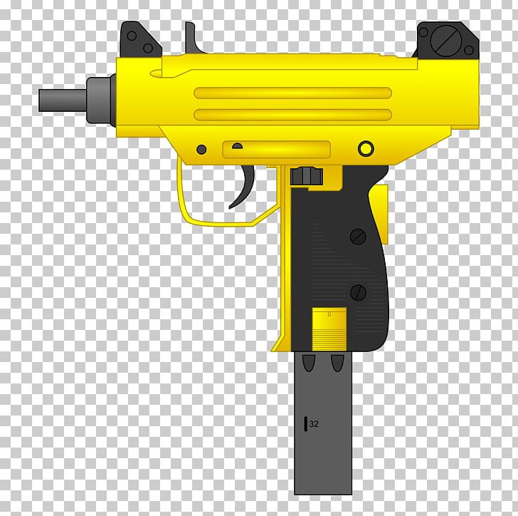 Weapon IMI Mini Uzi Firearm IMI Micro Uzi PNG, Clipart, Air Gun, Airsoft Gun, Angle, Colored Gold, Firearm Free PNG Download