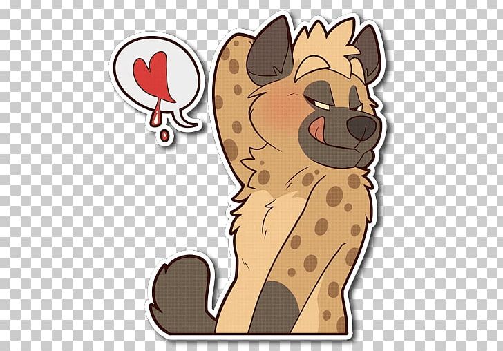Lion Spotted Hyena Sticker Telegram PNG, Clipart, Animals, Bear, Big Cat, Big Cats, Canidae Free PNG Download