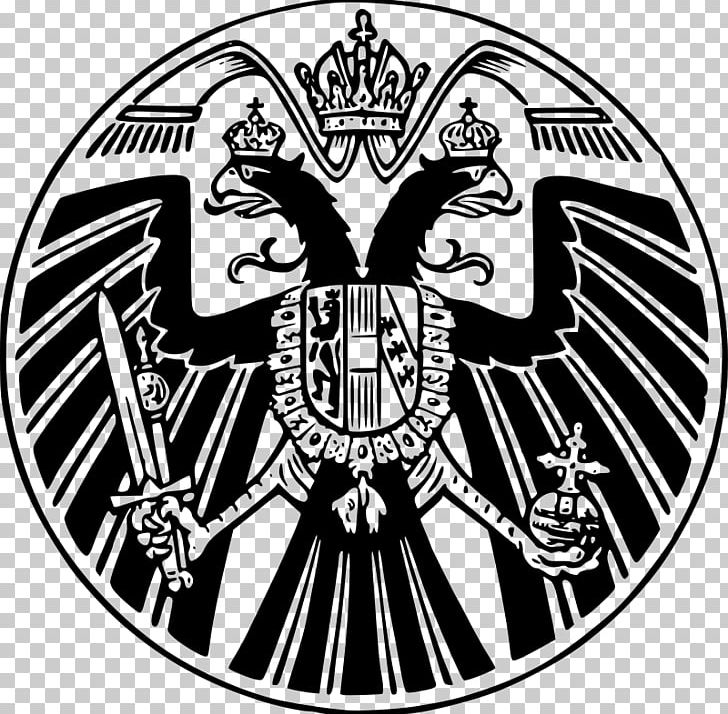Eagle Heraldry Austria PNG, Clipart, Animals, Austria, Badge, Black And White, Brand Free PNG Download