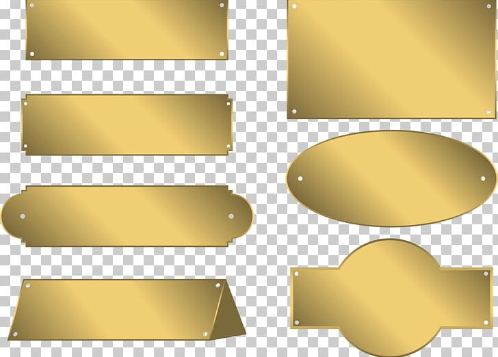 Metal Name Plates s Gold Bronze Png Clipart Angle Commemorative Plaque Diamond Plate Dollar Sign