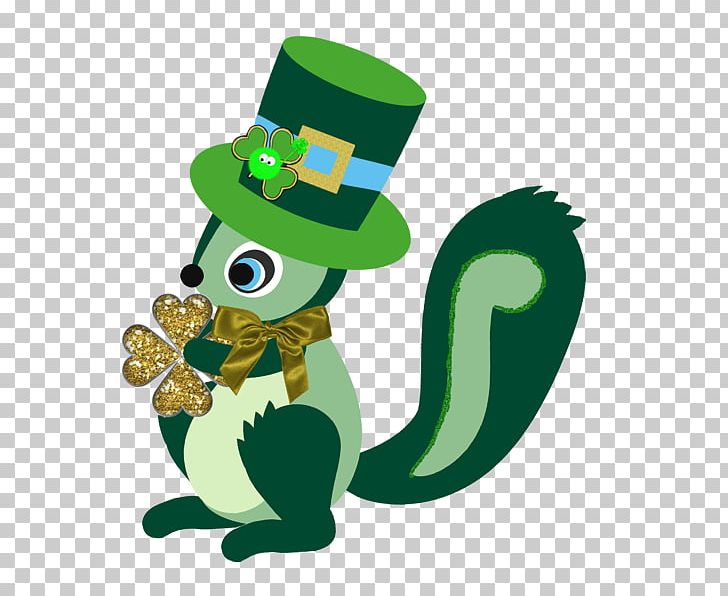 Vertebrate Squirrel Saint Patrick's Day PNG, Clipart, Animals, Fictional Character, Green, Legendary Creature, Mythical Creature Free PNG Download