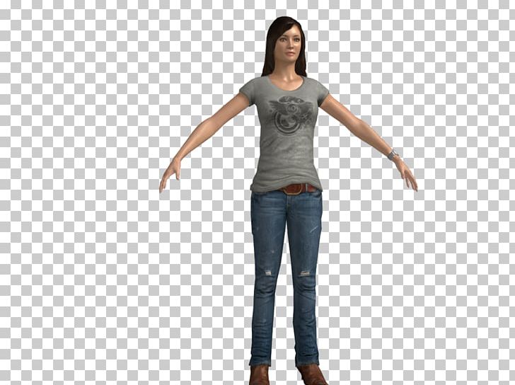 Jeans T-shirt Hip Leggings Outerwear PNG, Clipart, Abdomen, Arm, Clothing, Costume, Girl Free PNG Download