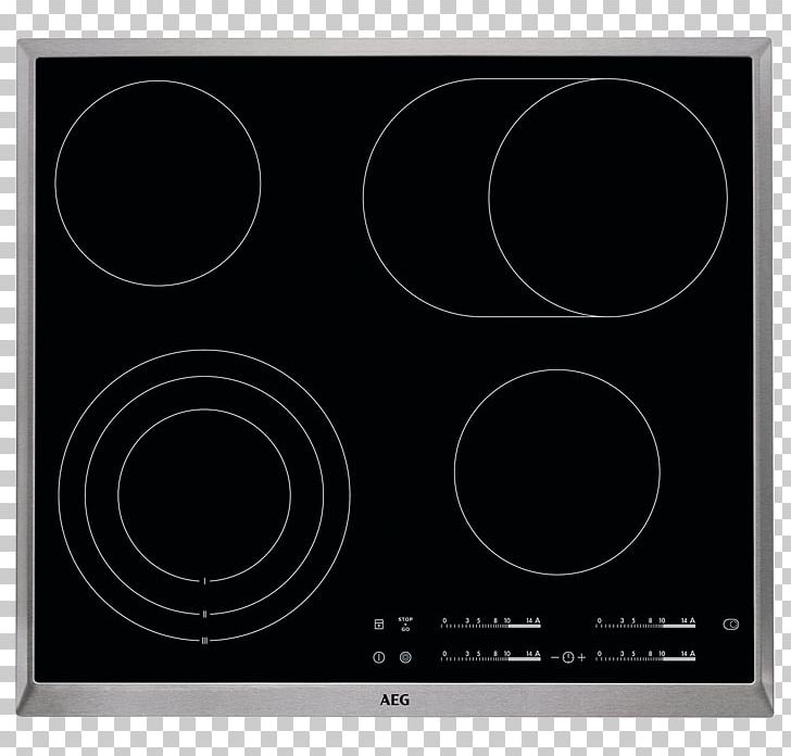 Kochfeld AEG Glass-ceramic Induction Cooking Ceran PNG, Clipart, Aeg, Black, Ceran, Circle, Cooking Free PNG Download