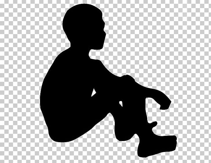 Silhouette Boy Child PNG, Clipart, Animals, Arm, Black, Black And White, Boy Free PNG Download