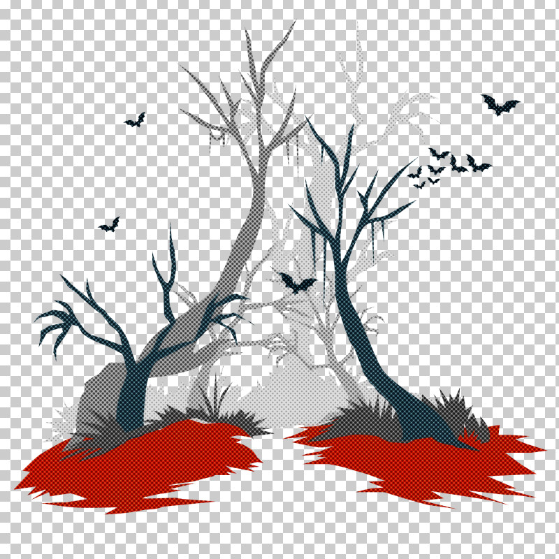 Halloween PNG, Clipart, Birds, Black And White, Flower, Halloween, Leaf Free PNG Download