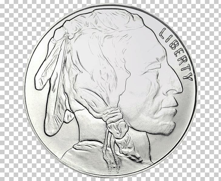 Coin Silver Bullion Perth Mint American Buffalo PNG, Clipart, American Buffalo, Art, Black And White, Buffalo, Bullion Free PNG Download