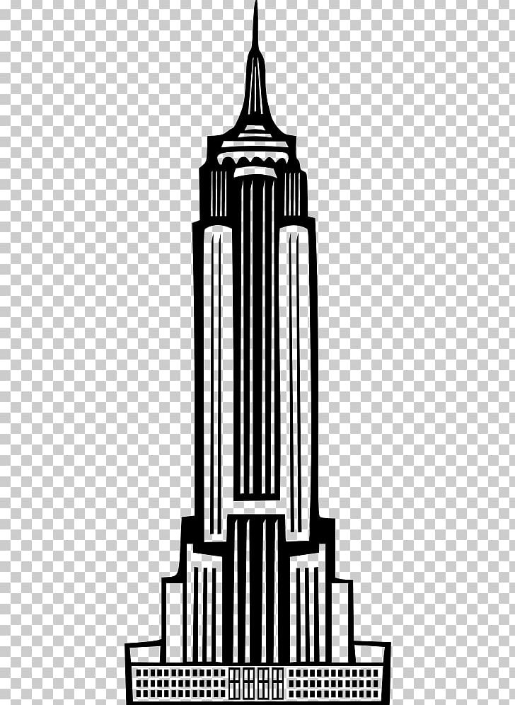Empire State Building Rockefeller Center PNG, Clipart, Archi, Art Deco, Black, Black And White, Building Free PNG Download