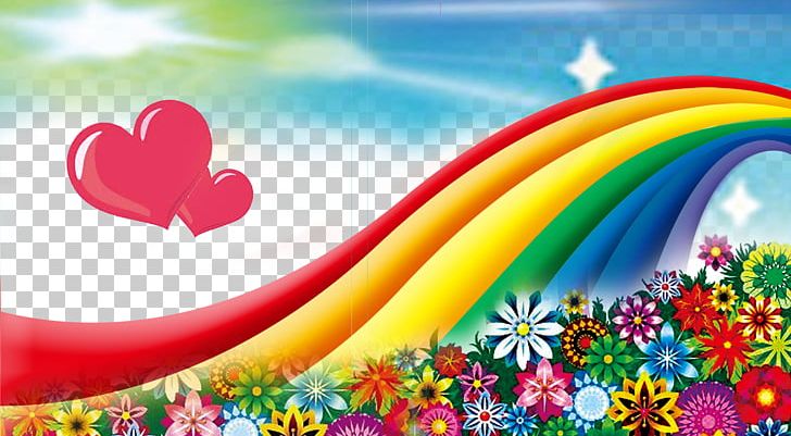 Rainbow Computer File PNG, Clipart, Computer File, Computer Wallpaper, Download, Flower, Flower Bouquet Free PNG Download