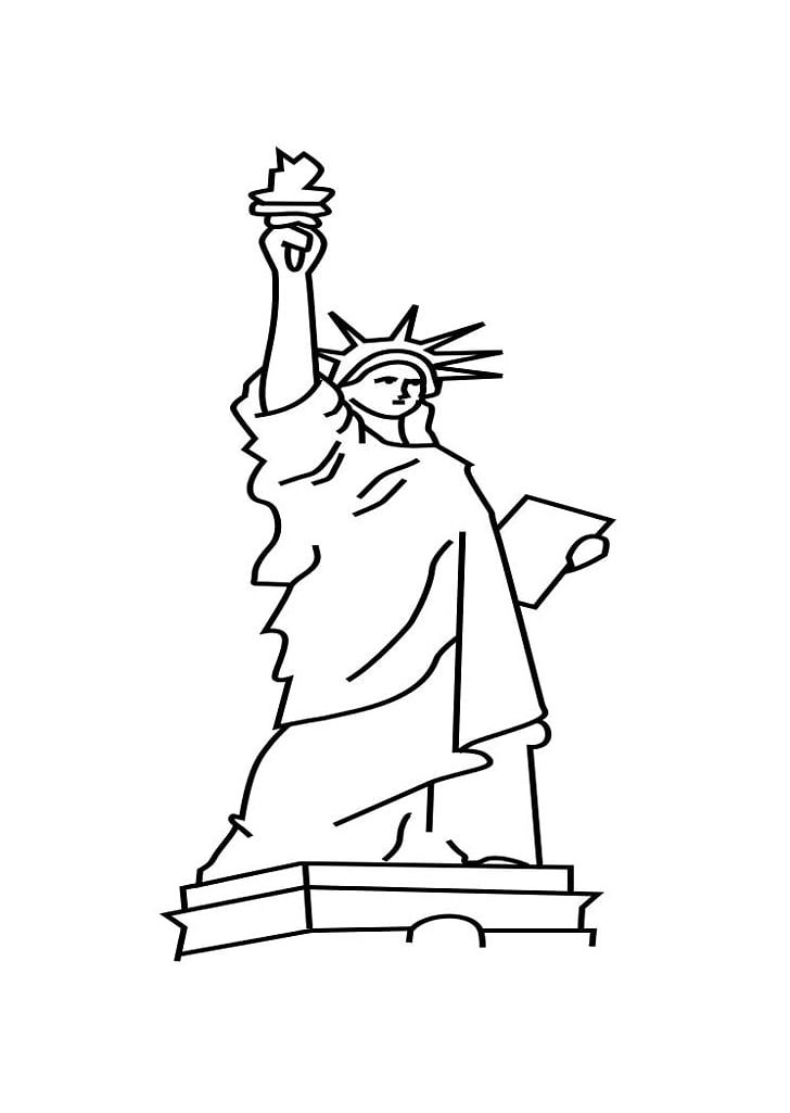 Statue Of Liberty Cartoon Drawing PNG, Clipart, Arm, Art, Artwork, Black, Black And White Free PNG Download