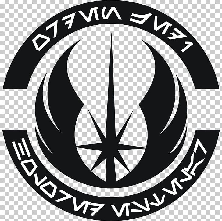 The New Jedi Order YouTube Star Wars Palpatine PNG, Clipart, Black And White, Brand, Circle, Emblem, Force Free PNG Download