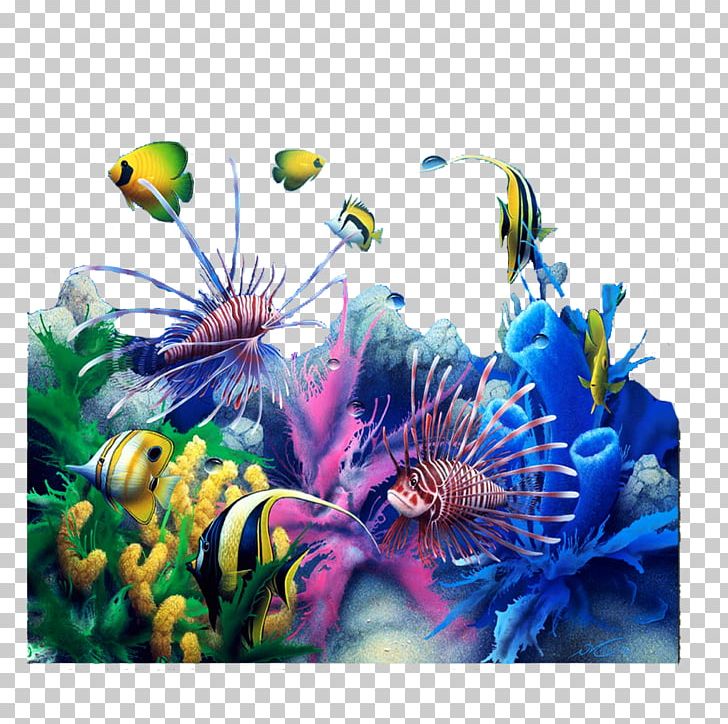 Desktop Fish Aquarium 3D Computer Graphics 1080p PNG, Clipart, 3d Computer Graphics, 1080p, Android, Computer, Computer Wallpaper Free PNG Download