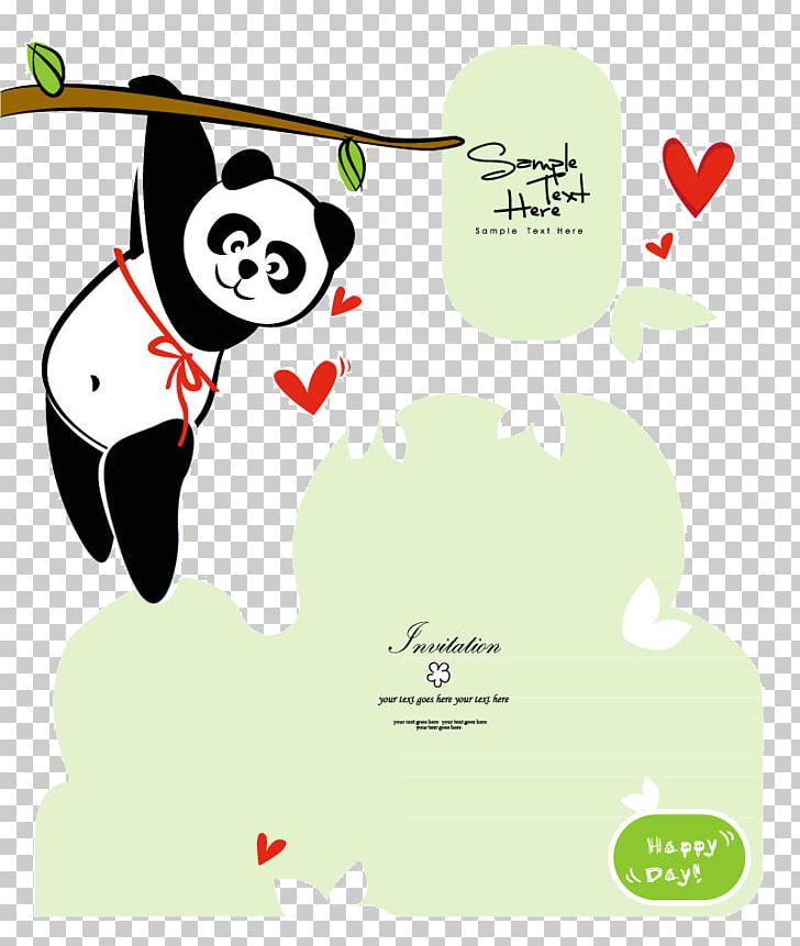Giant Panda Cartoon Illustration PNG, Clipart, Animals, Animation, Art, Bamboo, Cute Animal Free PNG Download