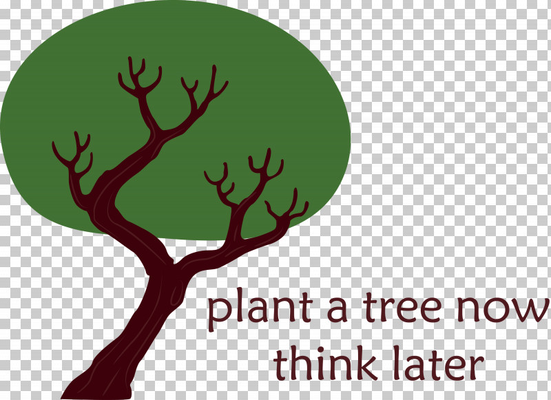 Plant A Tree Now Arbor Day Tree PNG, Clipart, Antler, Arbor Day, Branching, Logo, Meter Free PNG Download
