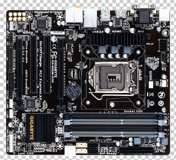 Intel LGA 1150 Motherboard Gigabyte Technology CPU Socket PNG, Clipart, 3 H, Atx, Central Processing Unit, Computer Component, Computer Hardware Free PNG Download