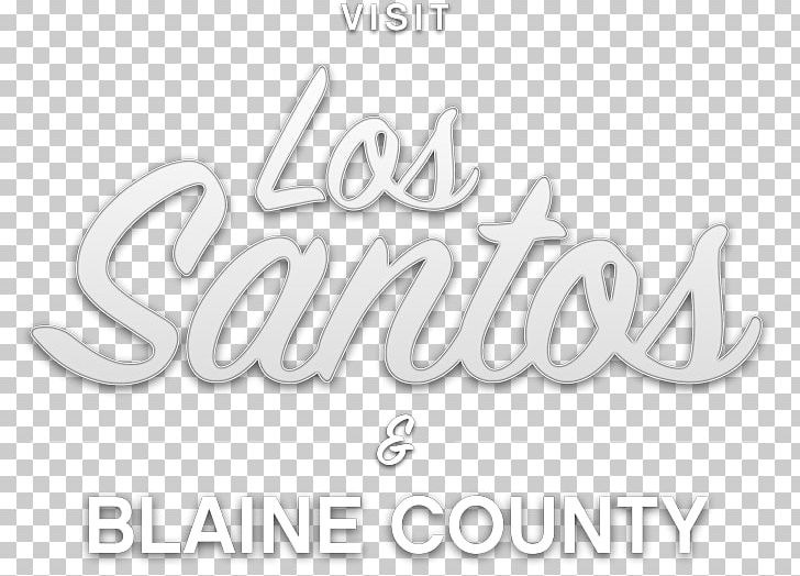 Grand Theft Auto V Los Santos Logo Text Font PNG, Clipart, Angle, Black And White, Brand, Cheating In Video Games, Computer Servers Free PNG Download