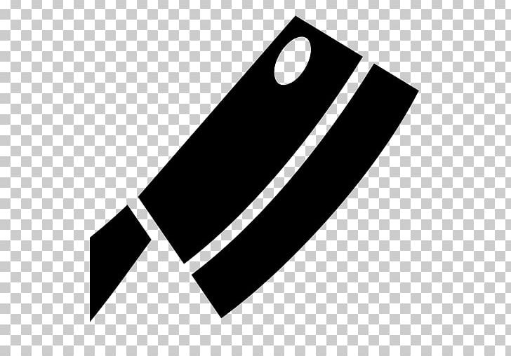 Knife Computer Icons Cleaver Kitchen Knives PNG, Clipart, Angle, Black, Black And White, Brand, Butcher Free PNG Download