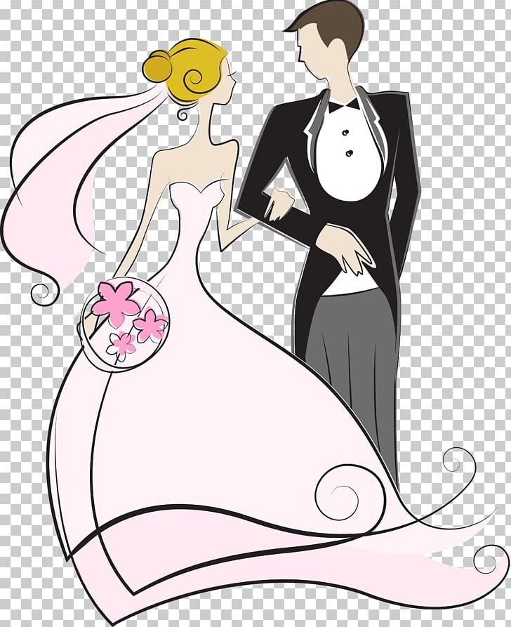 Wedding Invitation Drawing Bridegroom PNG, Clipart, Arm, Art, Artwork, Beauty, Bride Free PNG Download