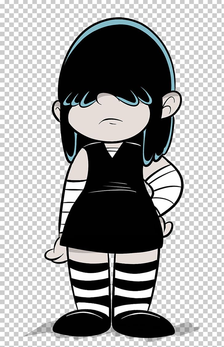 Lucy Loud Fan Art PNG, Clipart, Art, Artist, Black, Black And White, Black Hair Free PNG Download